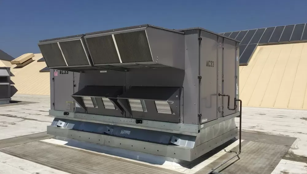 AC unit on roof