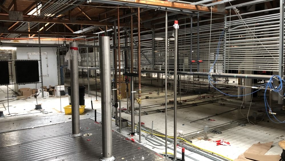 Indoor AC pipes